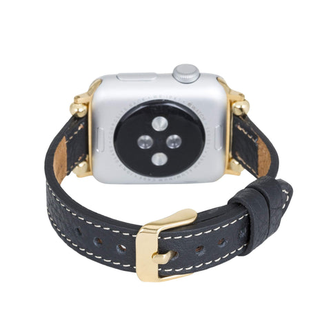 Correa delgada de cuero Foggia para Apple Watch