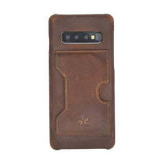 Funda tipo billetera de cuero con bloqueo RFID Florence para Samsung Galaxy S10