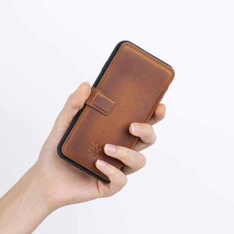 Verona RFID Blocking Leather Slim Wallet Case for Samsung Galaxy S10