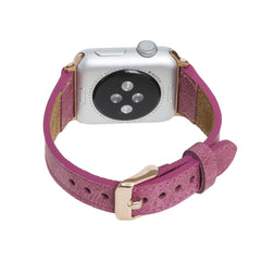 Messina Leather Slim Band Strap for Apple Watch