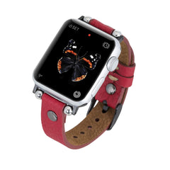 Correa delgada de cuero Perugia para Apple Watch