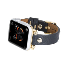 Correa delgada de cuero Perugia para Apple Watch