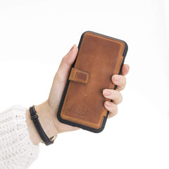 Verona RFID Blocking Leather Slim Wallet Case for iPhone 11 Pro