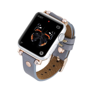 Perugia Leather Slim Band Strap for Apple Watch