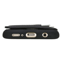 Funda tipo billetera de cuero Pisa Snap On con soporte para Samsung Galaxy S9