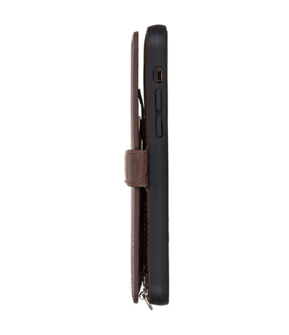 Fermo Leather Crossbody Wallet Phone Case for iPhone 12 Mini