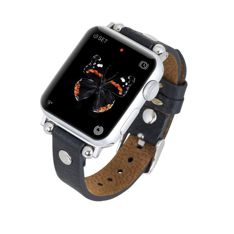 Perugia Leather Slim Band Strap for Apple Watch