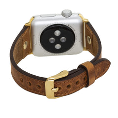 Correa delgada de cuero Sessa para Apple Watch