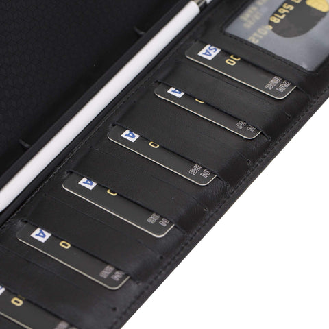 Funda tipo billetera de cuero Parma para iPad 10.2 2019