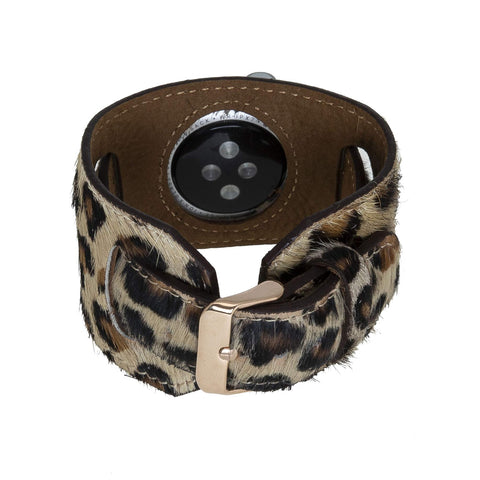 Ancona Leather Cuff Band Strap for Apple Watch