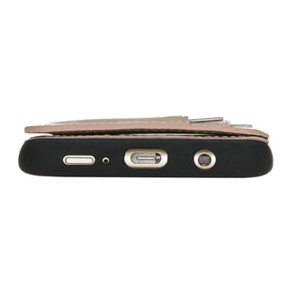 Pisa Snap On Leather Wallet Case with Stand for Samsung Galaxy S9