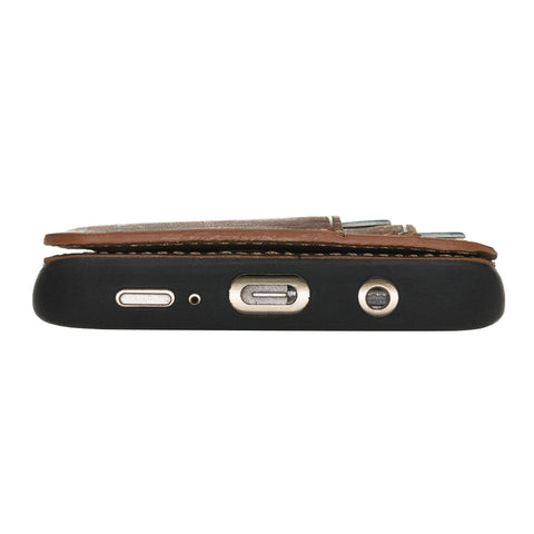 Pisa Snap On Leather Wallet Case with Stand for Samsung Galaxy S9 Plus