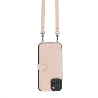 Fermo Funda de cuero para teléfono con billetera cruzada para iPhone 12 Pro Max