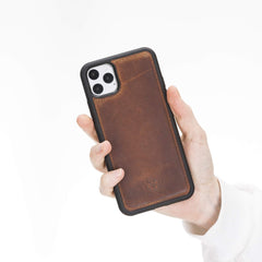 Lucca Snap On Leather Case for iPhone 11 Pro Max