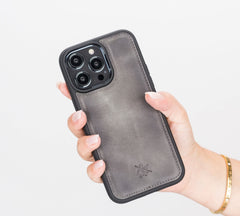 Lucca Snap On Leather Case for iPhone 14 Pro Max