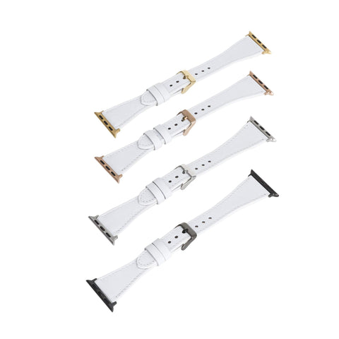 Correa delgada de cuero Messina para Apple Watch