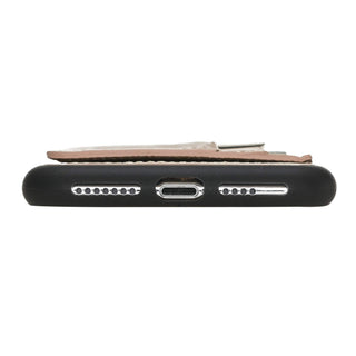 Pisa Snap On Leather Wallet Case with Stand for iPhone XS Max
