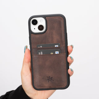 Capri Snap On Leather Wallet Case for iPhone 15 Plus