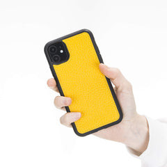 Lucca Snap On Leather Case for iPhone 11