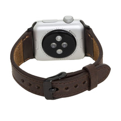 Messina Leather Slim Band Strap for Apple Watch