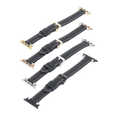 Correa delgada de cuero Foggia para Apple Watch