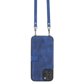 Fermo Funda de cuero para teléfono con billetera cruzada para iPhone 12 Pro Max