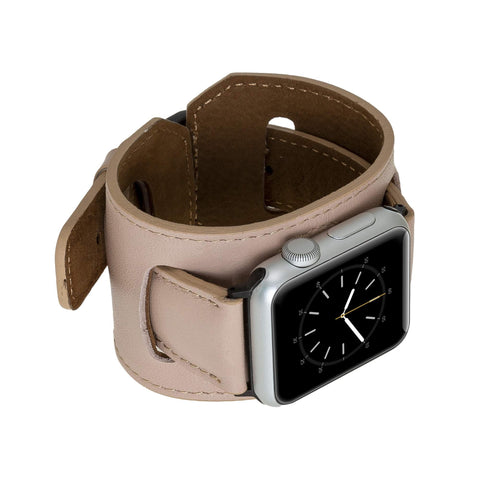 Ancona Leather Cuff Band Strap for Apple Watch