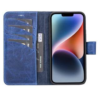 Ravenna RFID Blocking Detachable Leather Wallet Case for iPhone 14