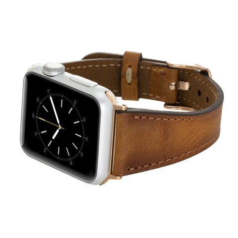 Correa delgada de cuero Messina para Apple Watch