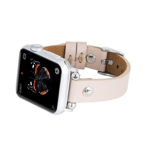 Perugia Leather Slim Band Strap for Apple Watch