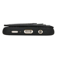 Funda tipo billetera de cuero Pisa Snap On con soporte para Samsung Galaxy S9 Plus