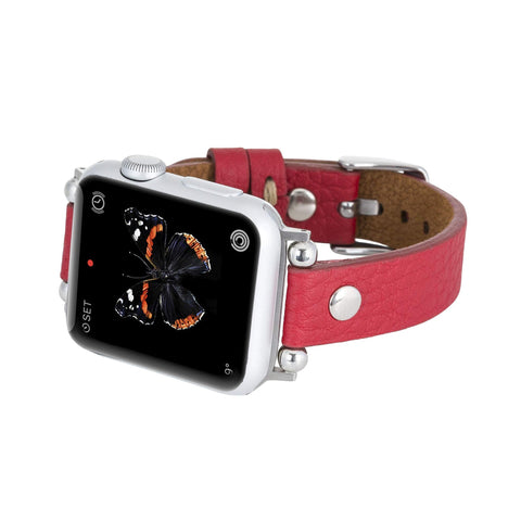 Perugia Leather Slim Band Strap for Apple Watch