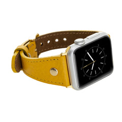 Correa delgada de cuero Sessa para Apple Watch