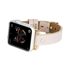 Correa delgada de cuero Perugia para Apple Watch