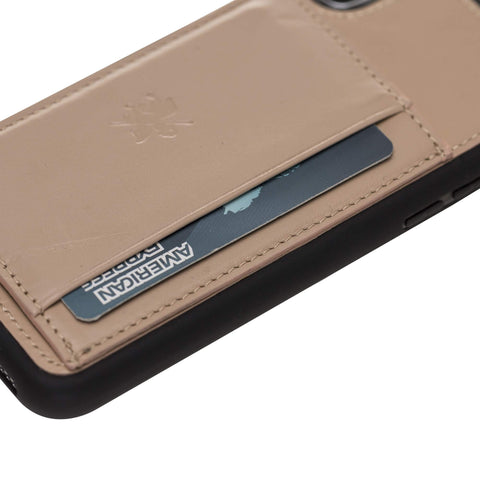 Pisa Snap On Leather Wallet Case with Stand for iPhone X