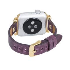 Correa delgada de cuero Perugia para Apple Watch