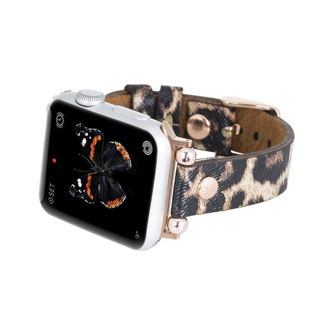 Perugia Leather Slim Band Strap for Apple Watch