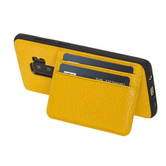 Funda tipo billetera de cuero Pisa Snap On con soporte para Samsung Galaxy S9 Plus