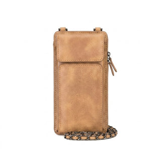 Avjin Genuine Leather Crossbody Bag Compatible with Phones up to 6.9"