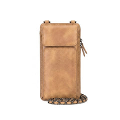Avjin Genuine Leather Crossbody Bag Compatible with Phones up to 6.9"