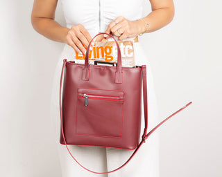 Valetto Leather Tote Bag