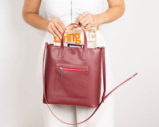 Valetto Leather Tote Bag