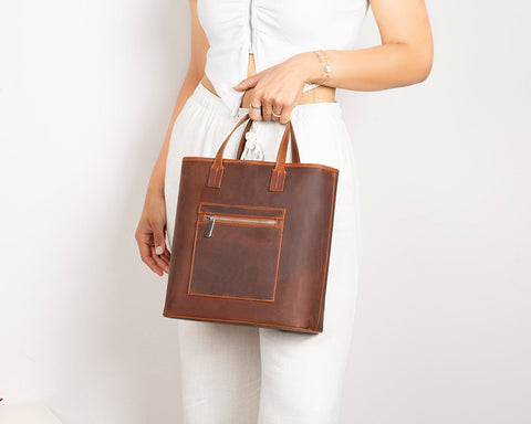 Valetto Leather Tote Bag