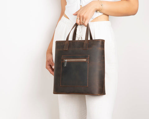 Valetto Leather Tote Bag