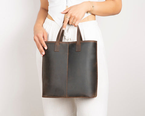 Valetto Leather Tote Bag