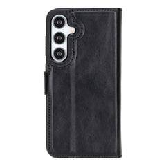 Magic Samsung Galaxy S25 Plus Detachable Leather Wallet Case