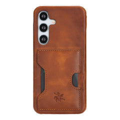 Funda tipo billetera de cuero con bloqueo RFID Florence para Samsung Galaxy S24