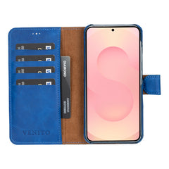 Funda tipo billetera de cuero con bloqueo RFID Florence para Samsung Galaxy S24