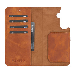 Funda tipo billetera de cuero con bloqueo RFID Florence para Samsung Galaxy S24 Plus
