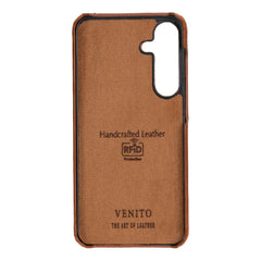 Funda tipo billetera de cuero con bloqueo RFID Florence para Samsung Galaxy S24 Plus